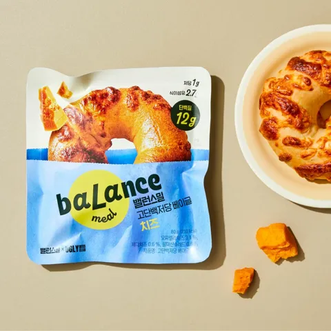 밸런스밀 고단백저당 베이글 치즈 80g