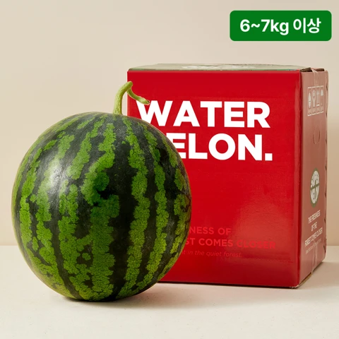 수플린 고당도 프리미엄 수박 6~7kg(12brix이상)
