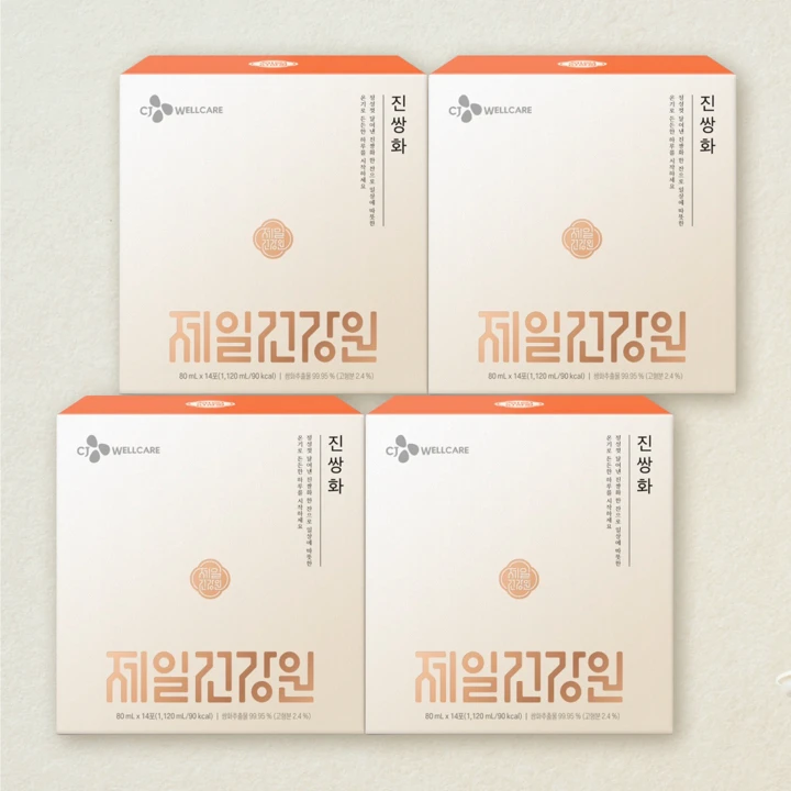 [26추석 선물세트][총몇명] 제일건강원 진쌍화 80ml*14포X4개