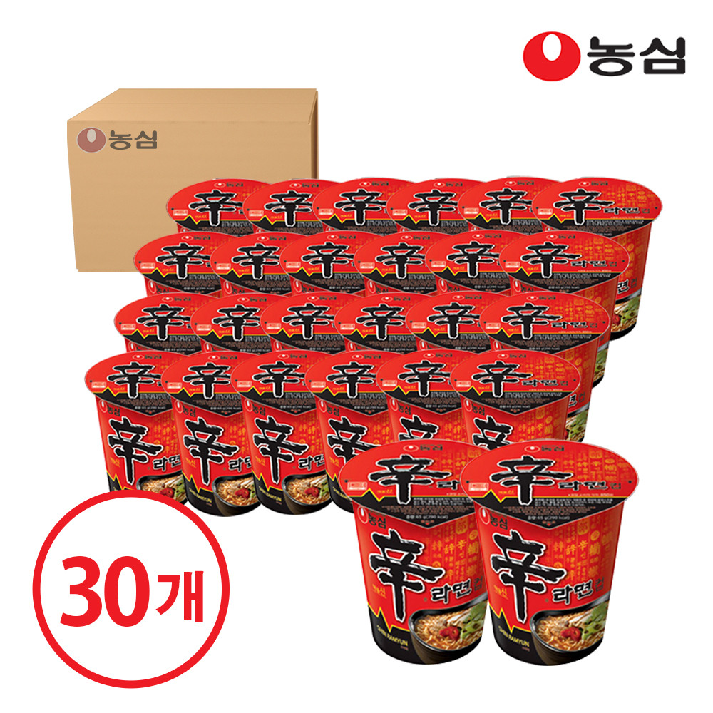 [행사]농심 신라면 소컵 65gX30개