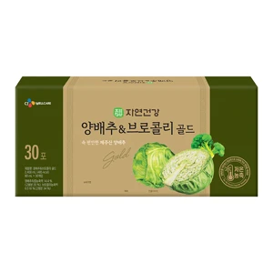 [25추석선물세트] 한뿌리 양배추&브로콜리 골드 80ml*30입