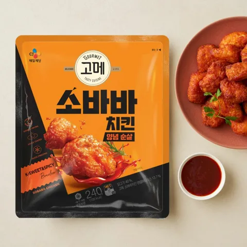 [1+1]고메 소바바치킨 양념순살 240g
