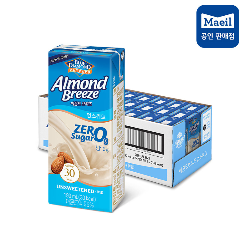 [행사]아몬드브리즈 언스위트 190ml 24팩