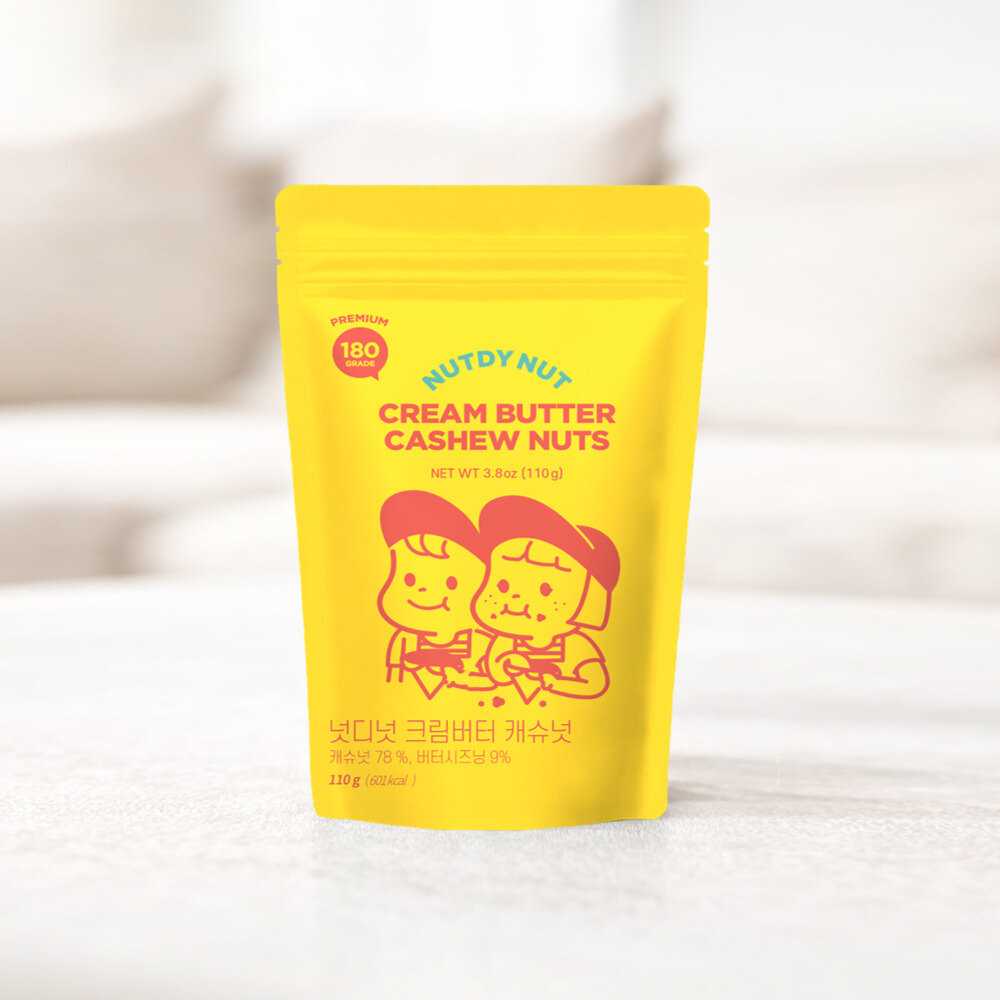 [행사]넛디넛 크림버터캐슈넛 파우치 110g