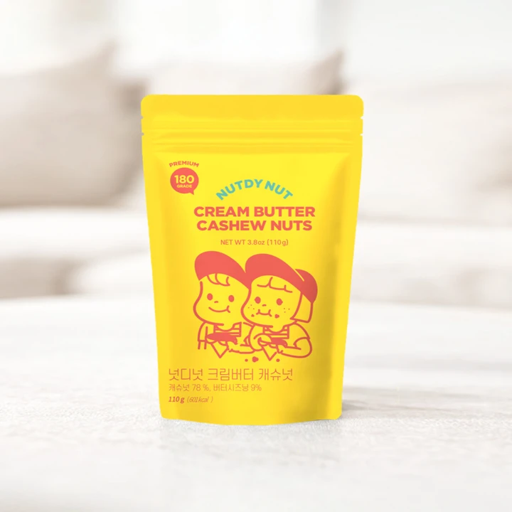 넛디넛 크림버터캐슈넛 파우치 110g