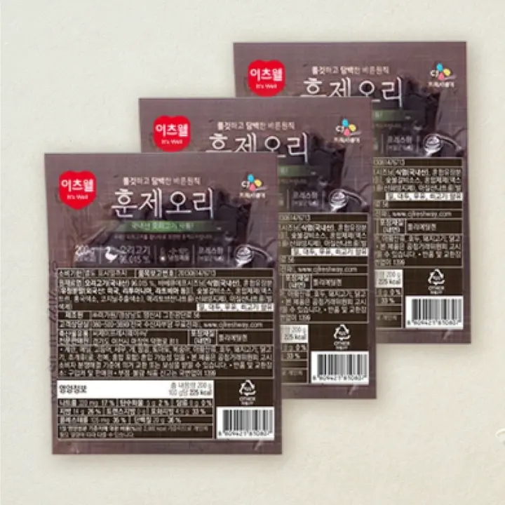 이츠웰 훈제오리600X3개