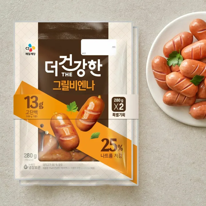더건강한 그릴비엔나 280gX2번들