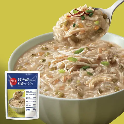 햇반 파로녹두닭죽 420g