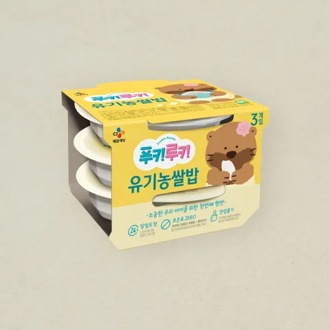 푸키루키 유기농쌀밥 130gX3번들X8개