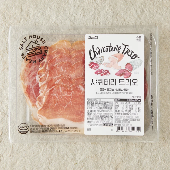 소금집 샤퀴테리 트리오 75g
