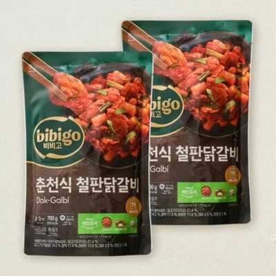 비비고 춘천식철판닭갈비700gX2개