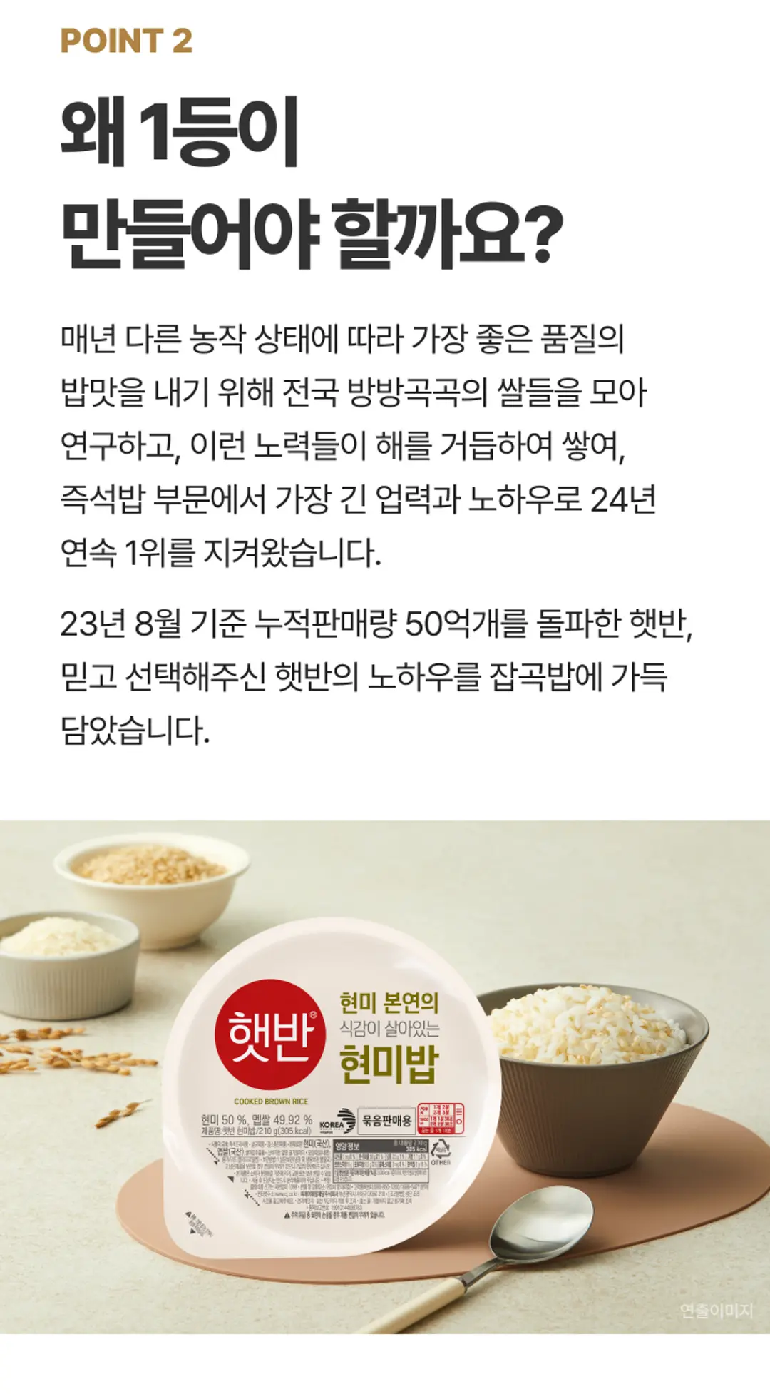 햇반 현미밥 210g 조리법 가이드 — 전자레인지 및 끓는 물 조리 시간 안내, 8개입 패키지 규격 및 영양정보