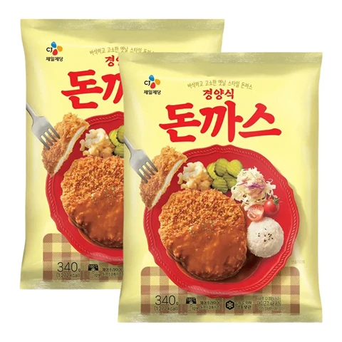 CJ 경양식 돈까스 340gX2개