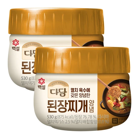 [500개한정]다담 된장찌개 양념  530gX2개