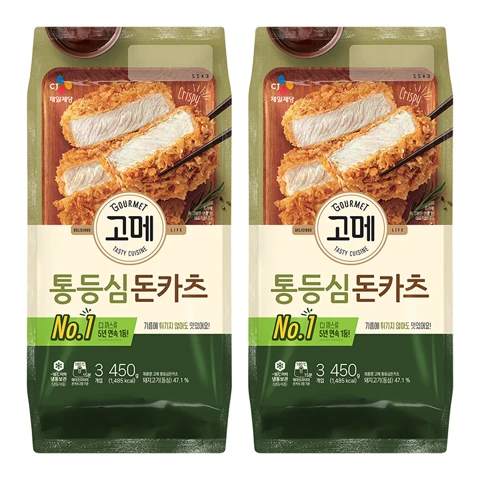 [첫구매전용]고메 바삭튀겨낸통등심돈카츠450gX2개