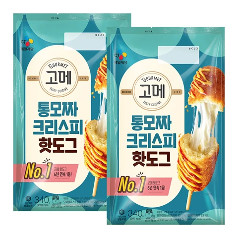 [600개한정]고메 통모짜 핫도그 340gX2개