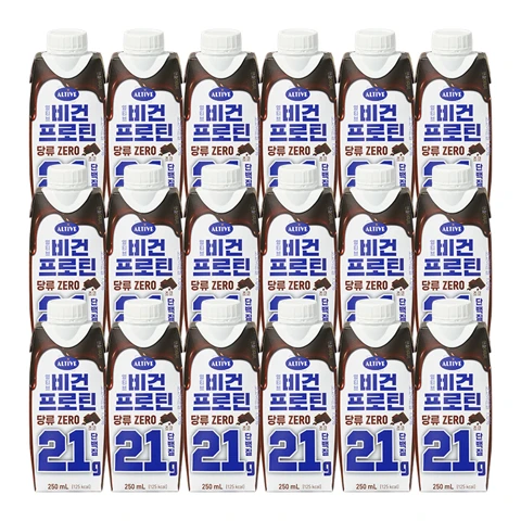 [100개한정]얼티브 프로틴 초코 250mlX18개(1BOX)