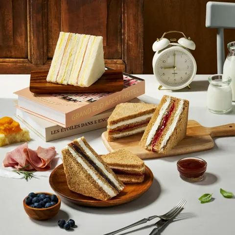 [행사]그로서리서울 저당 대만샌드위치 3종X4입(딸기,블루베리,햄치즈)