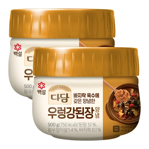 다담 우렁강된장 양념 500gX2개