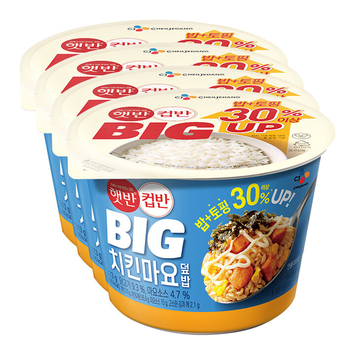 컵반BIG치킨마요덮밥313GX4개
