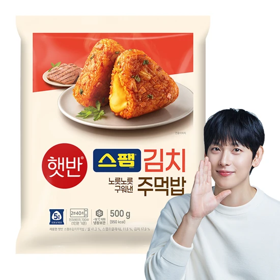 햇반 스팸김치주먹밥 500g