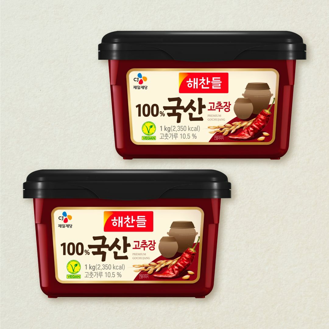 [무료배송]해찬들 100% 국산고추장 1kgX2개