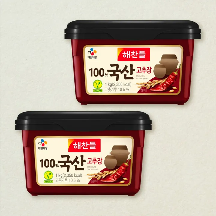 [무료배송]해찬들 100% 국산고추장 1kgX2개