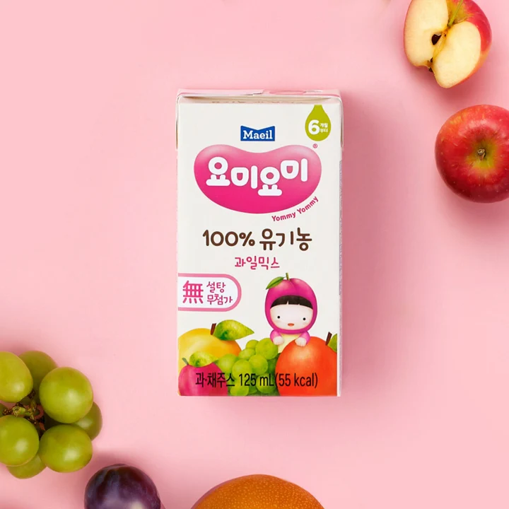 요미요미 유기농 과일믹스 125ml 24팩