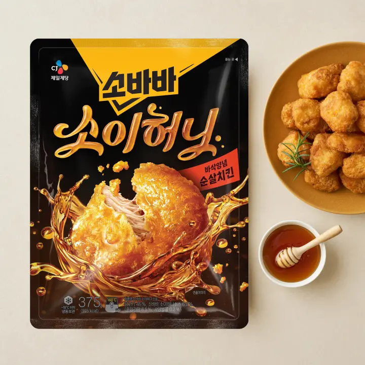고메 소바바치킨 소이허니 순살 375g