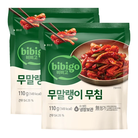 비비고 무말랭이무침110gx2개