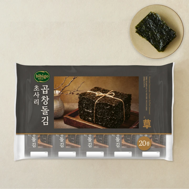비비고 초사리 곱창 돌김 5gX20개