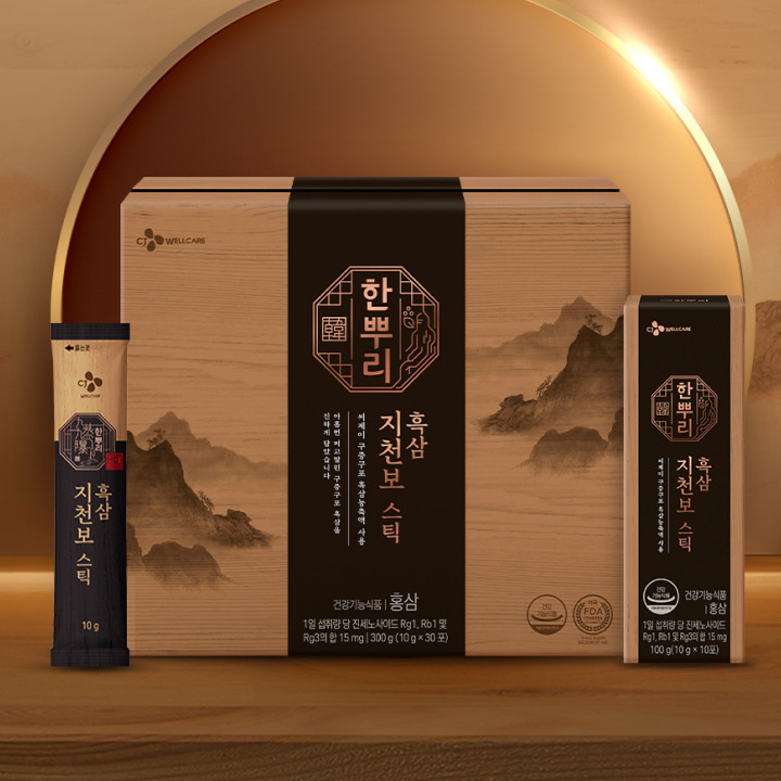 [CJ더마켓] [26추석 선물세트]한뿌리 흑삼지천보스틱10gX30입