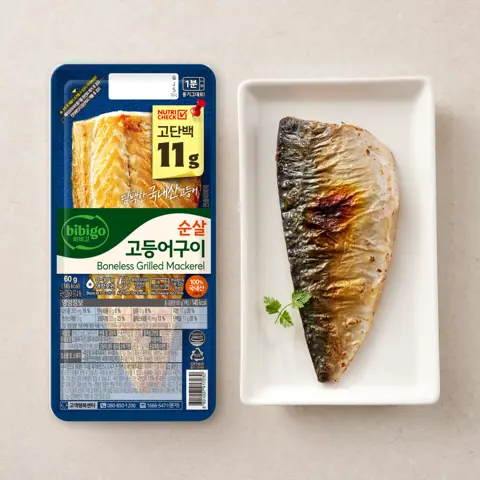 비비고 순살 고등어구이 60g