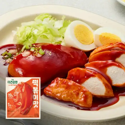 더건강한 소스 닭가슴살 떡볶이맛 100g