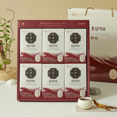 [25추석선물세트] 한뿌리 홍삼대보 40ml*24입