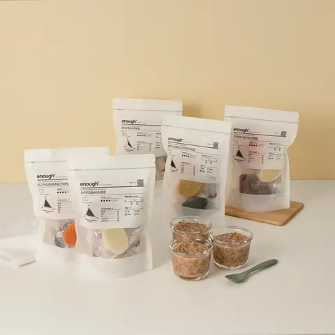 이너프 이유식 밀키트 후기 1B 무른밥 1.12kg (5팩/15끼)