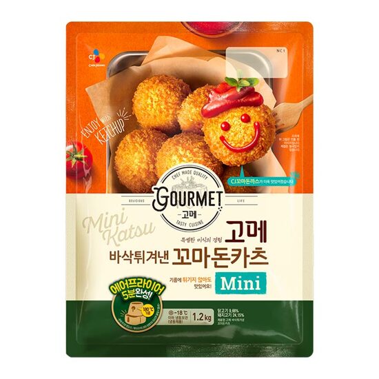 CJ 고메 바삭튀겨낸 꼬마돈카츠 450Gx6 - 샵계부