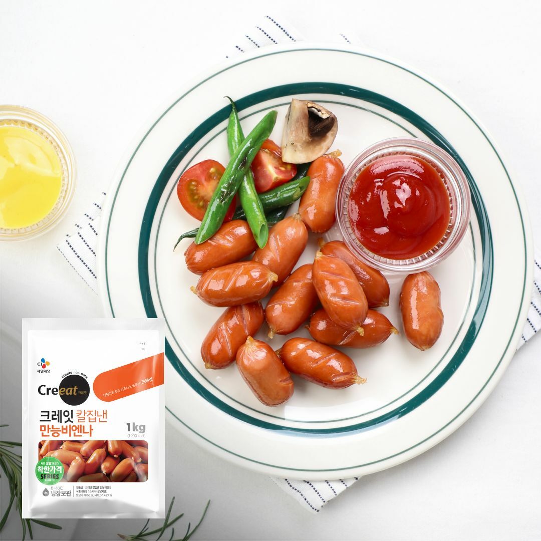 크레잇 칼집낸 만능비엔나 1kg