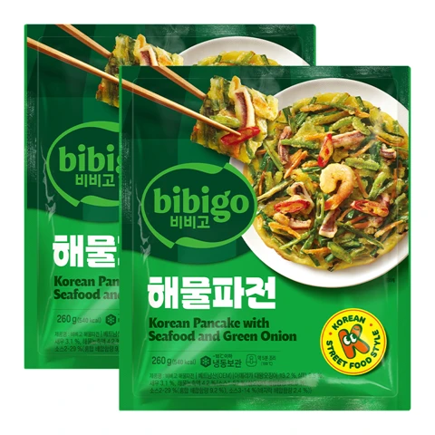 [500개한정]비비고 해물파전 260gX2개