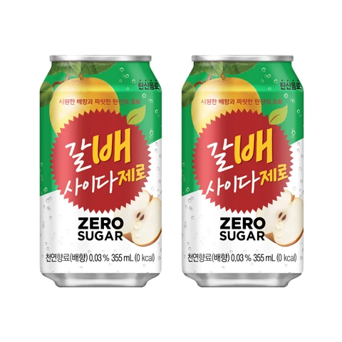 갈배 사이다 제로 355ml X24
