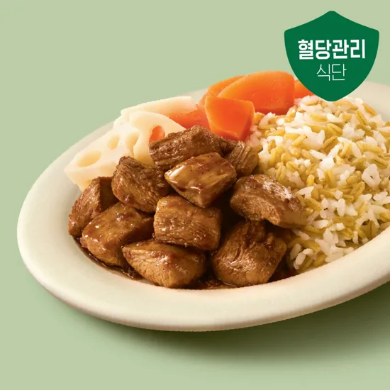루틴잇 고단백저당 도시락 뿌리채소찜닭 404G(소비기한:25.09.30)