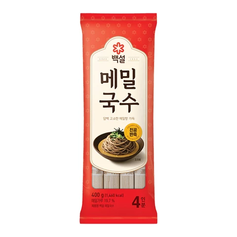 백설 메밀소바 400g