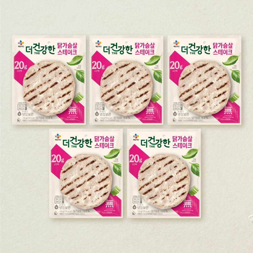 [CJ더마켓] [5+5]더건강한 닭가슴살 스테이크100g