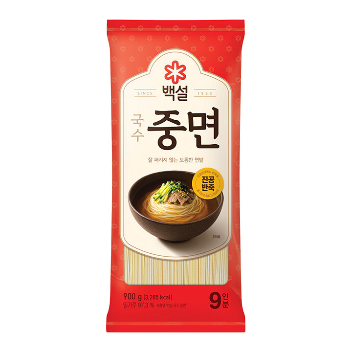 백설 중면 900g