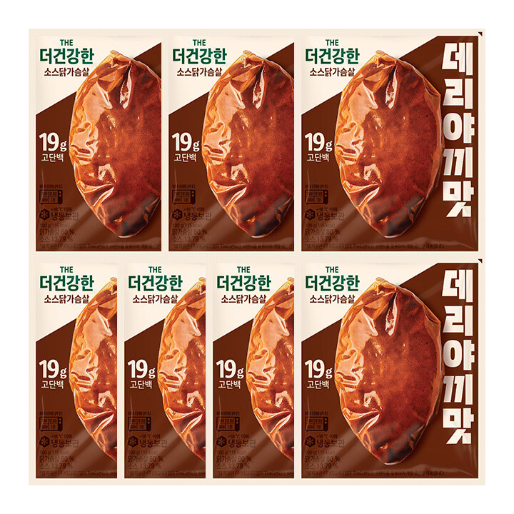 The더건강한 소스 닭가슴살 데리야끼맛100gX7개