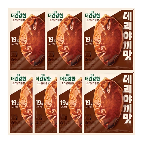 The더건강한 소스 닭가슴살 데리야끼맛100gX7개