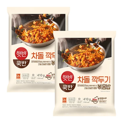 햇반 차돌깍두기볶음밥 410gX2개