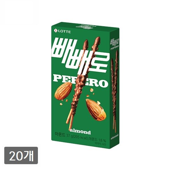빼빼로 아몬드 37g (20개)