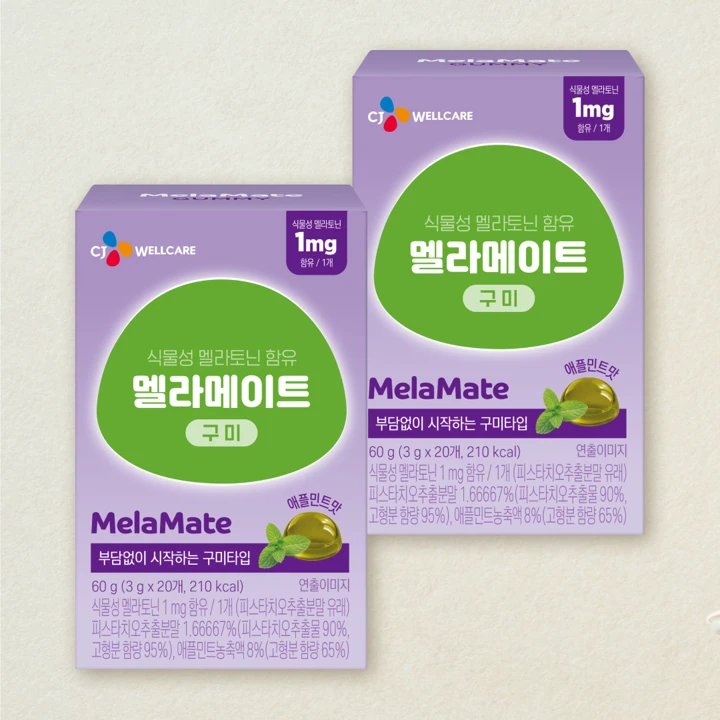 멜라메이트구미 애플민트맛X20입X2개