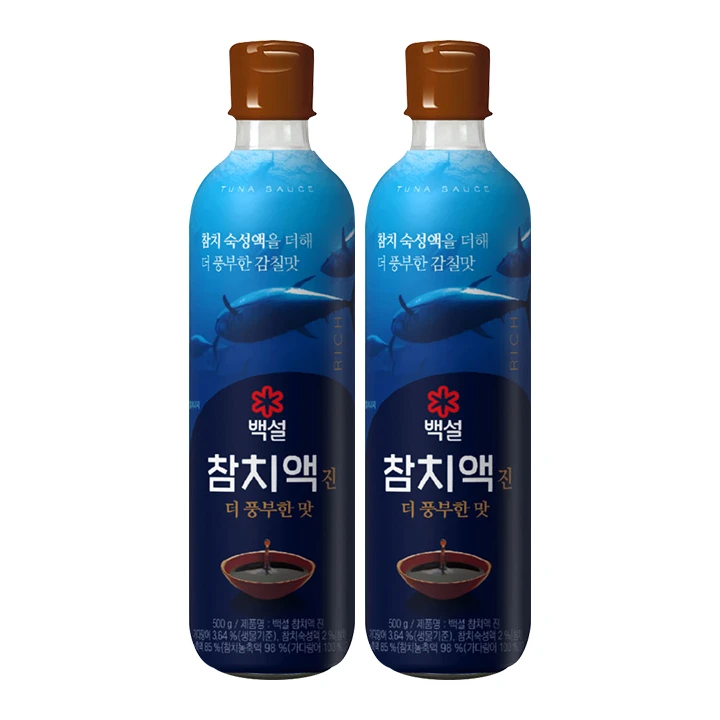 백설 참치액 진더풍부한맛 500gX2개